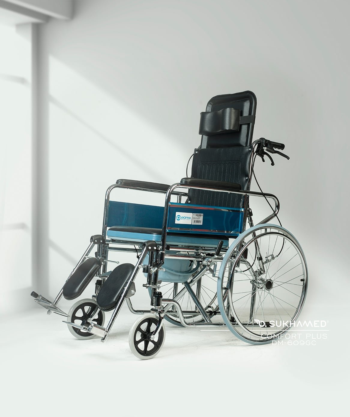 KY-609GC Tuvalet Özellikli Tekerlekli Sandalye